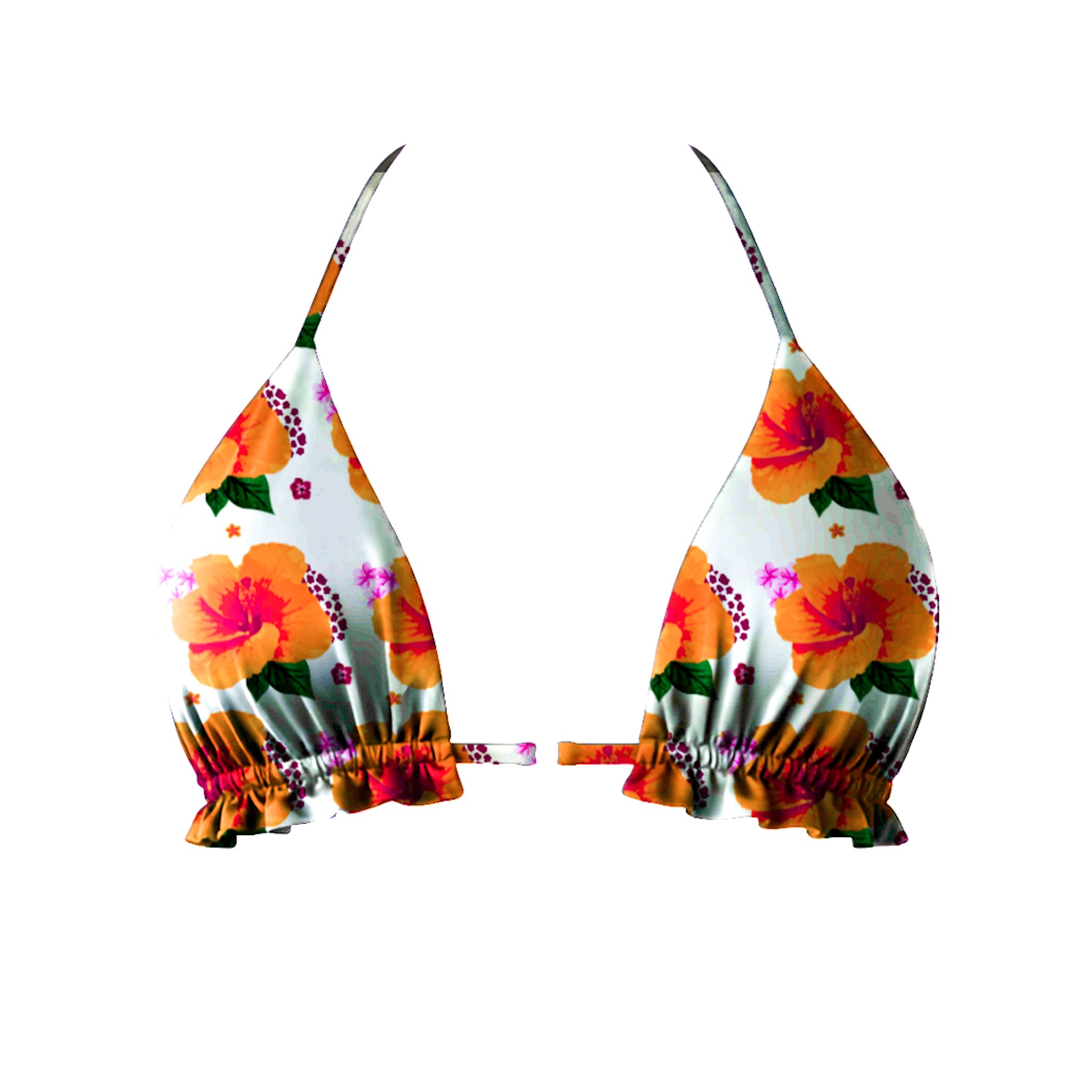 Haut Triangle Froncé Custom