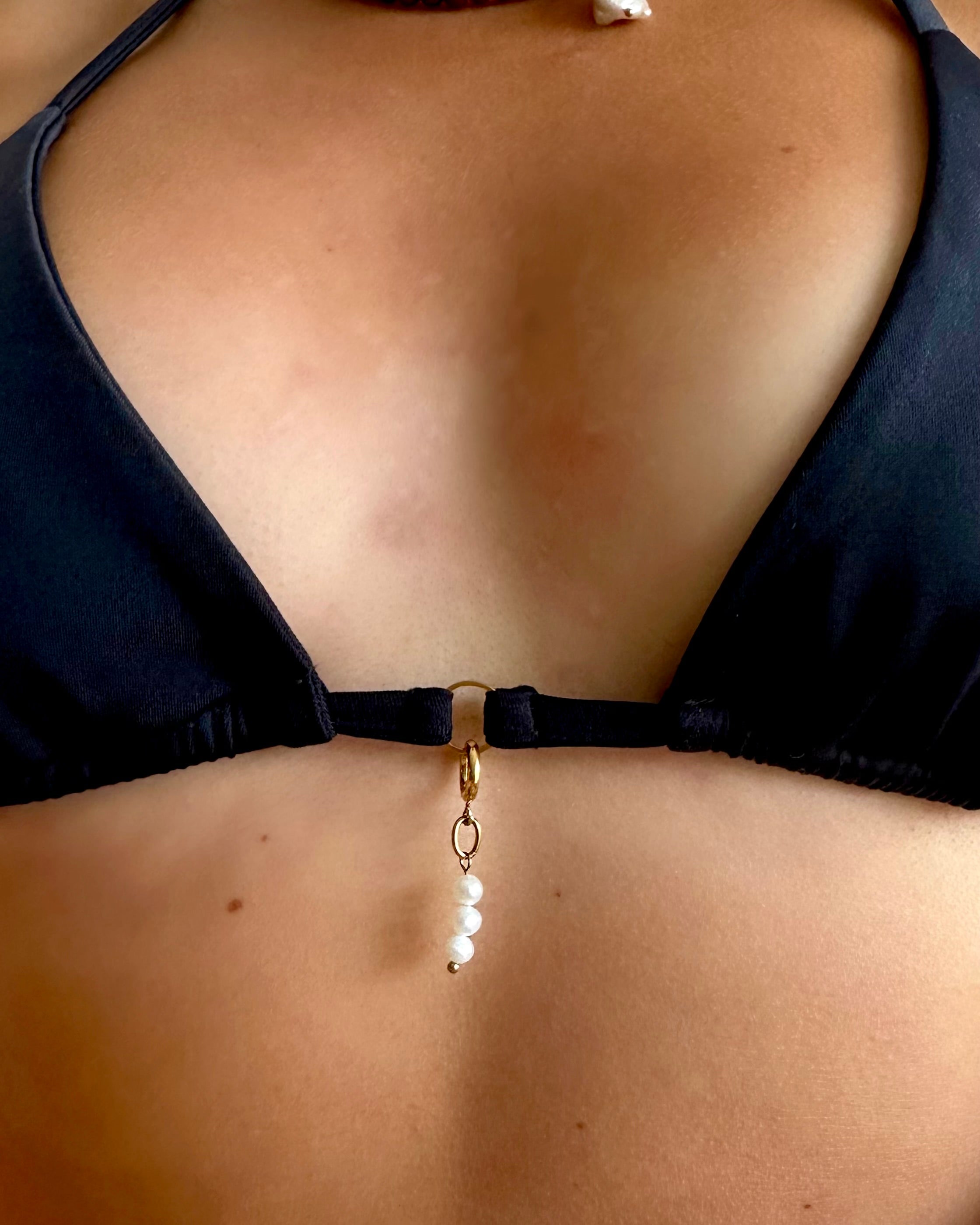 Pendentif Perles Nacrées