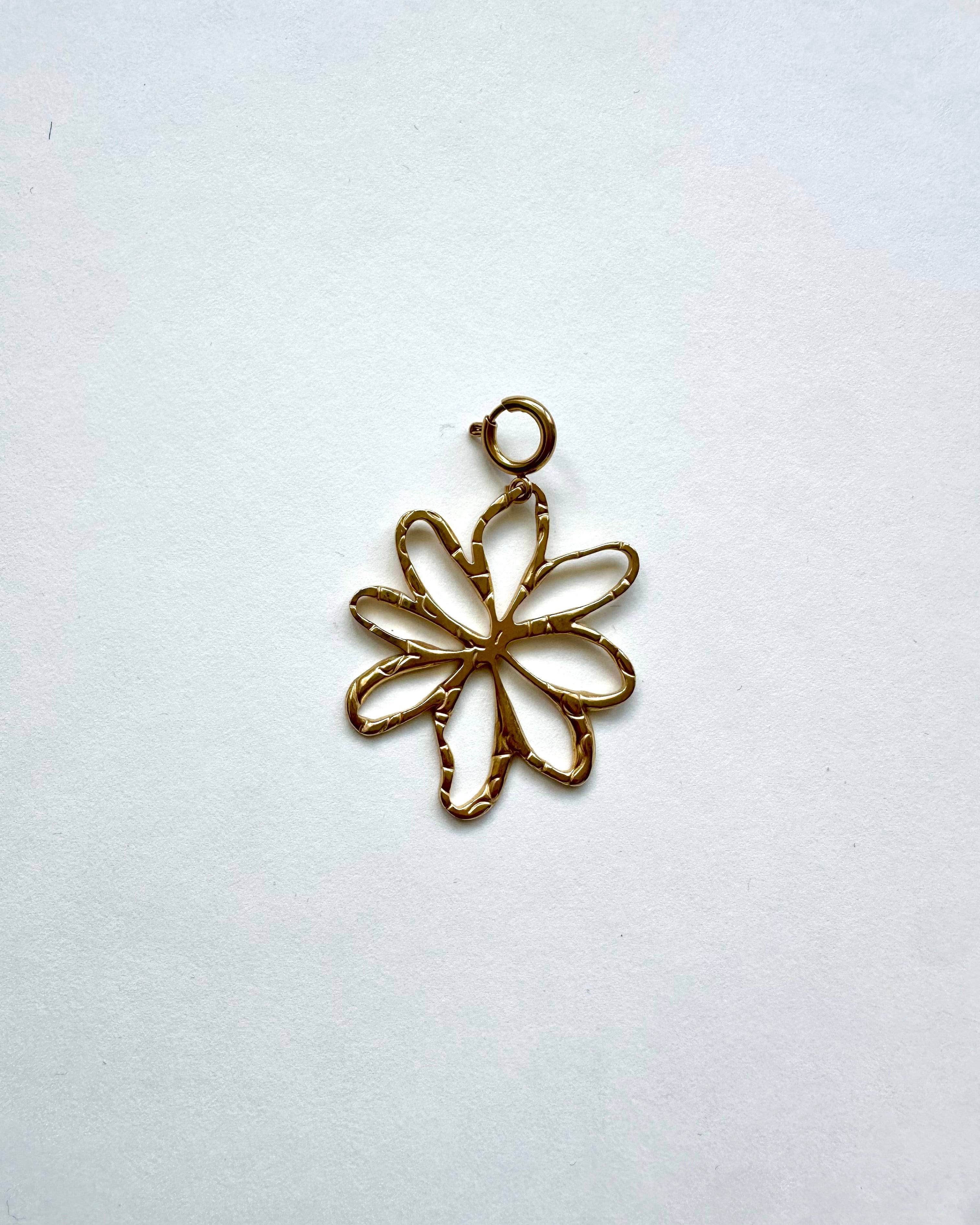 Pendentif Fleur Dorée
