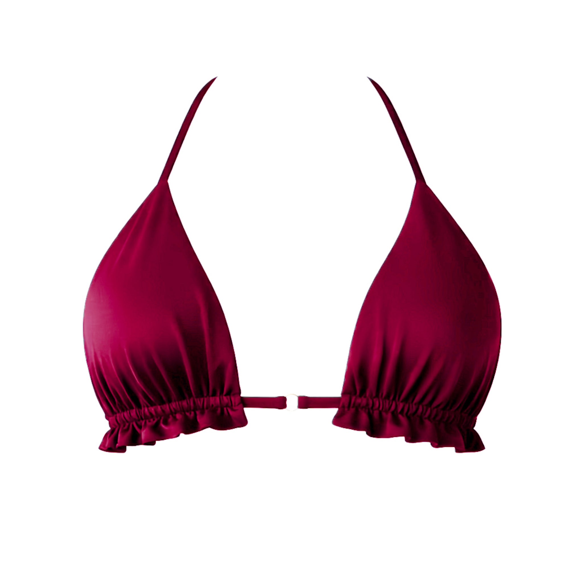 Haut Triangle Froncé Custom