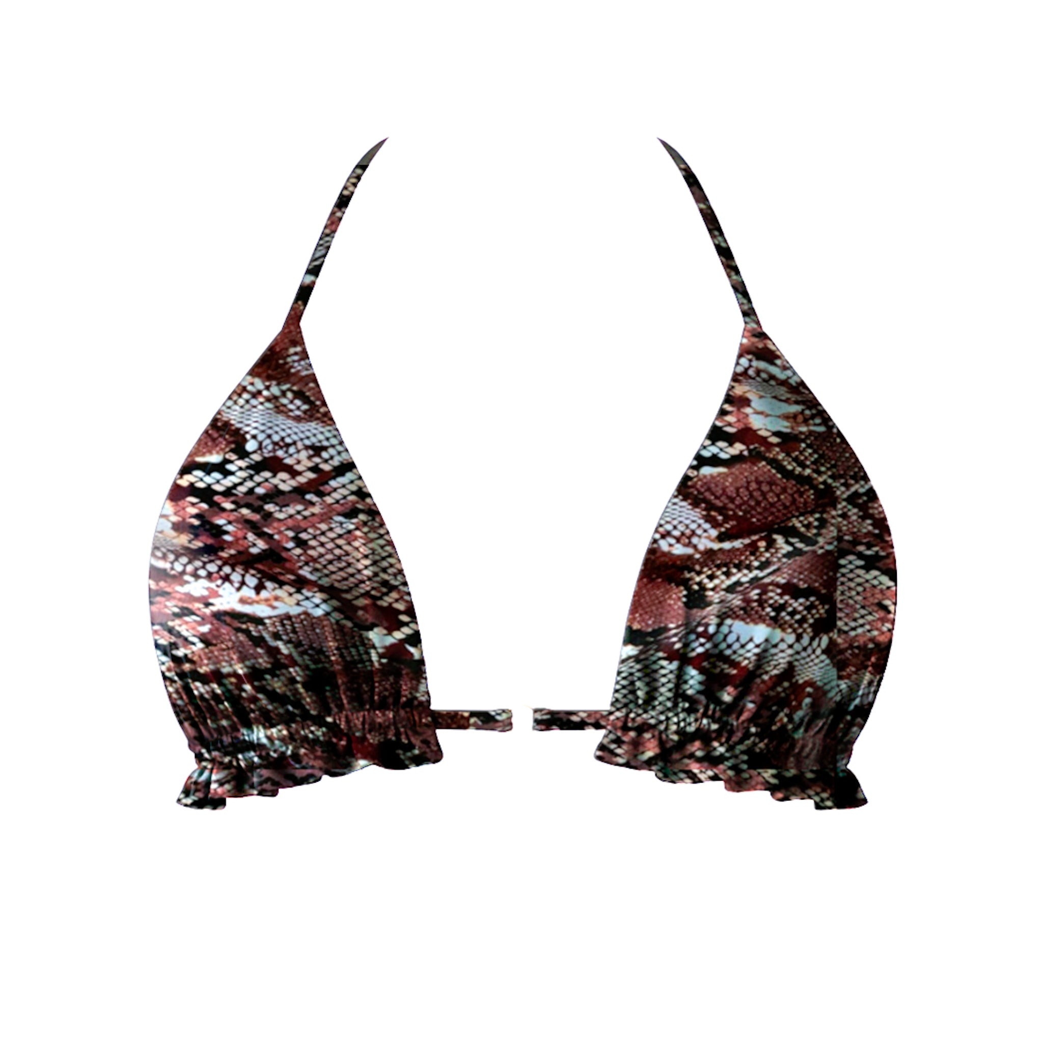 Haut Triangle Froncé Custom