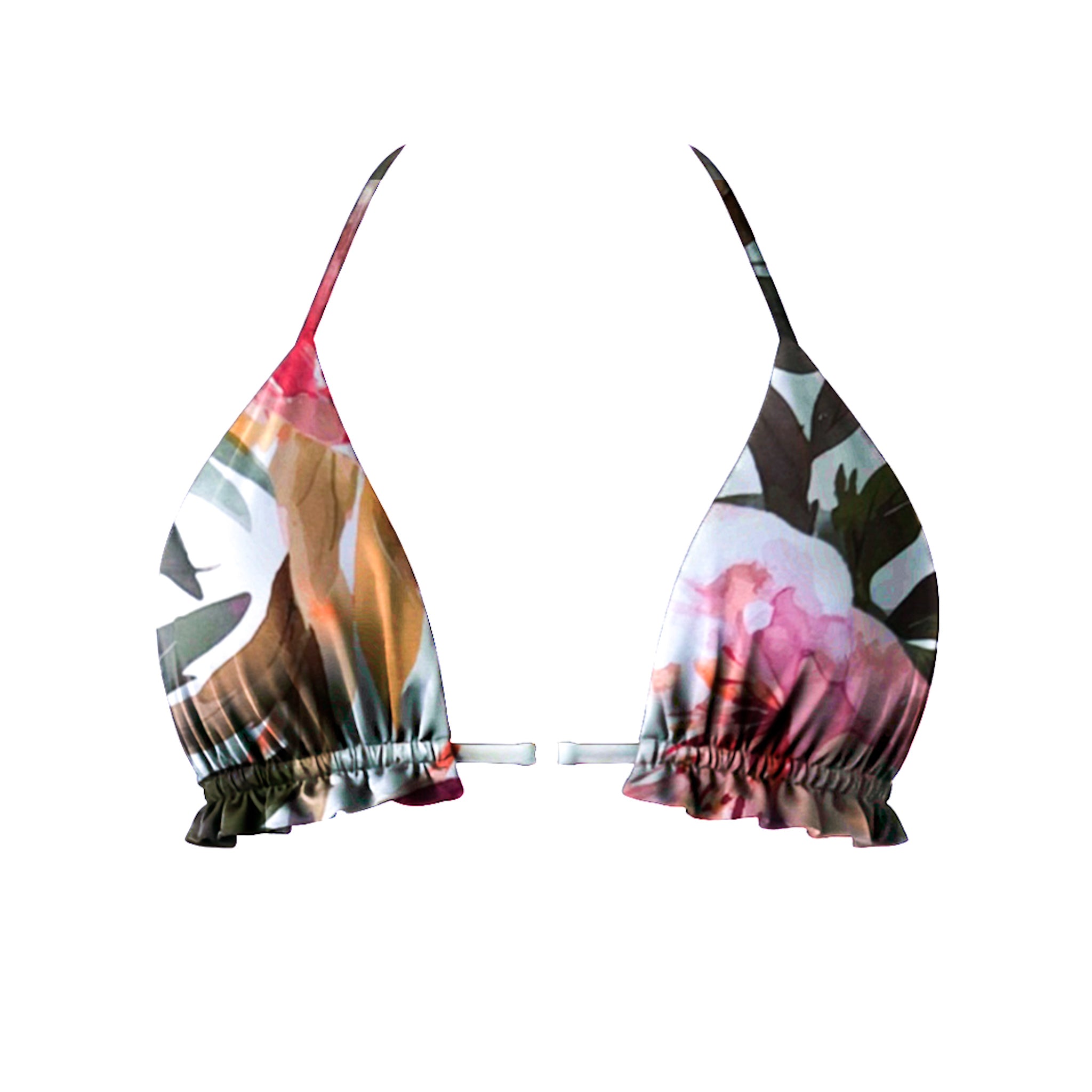 Haut Triangle Froncé Custom