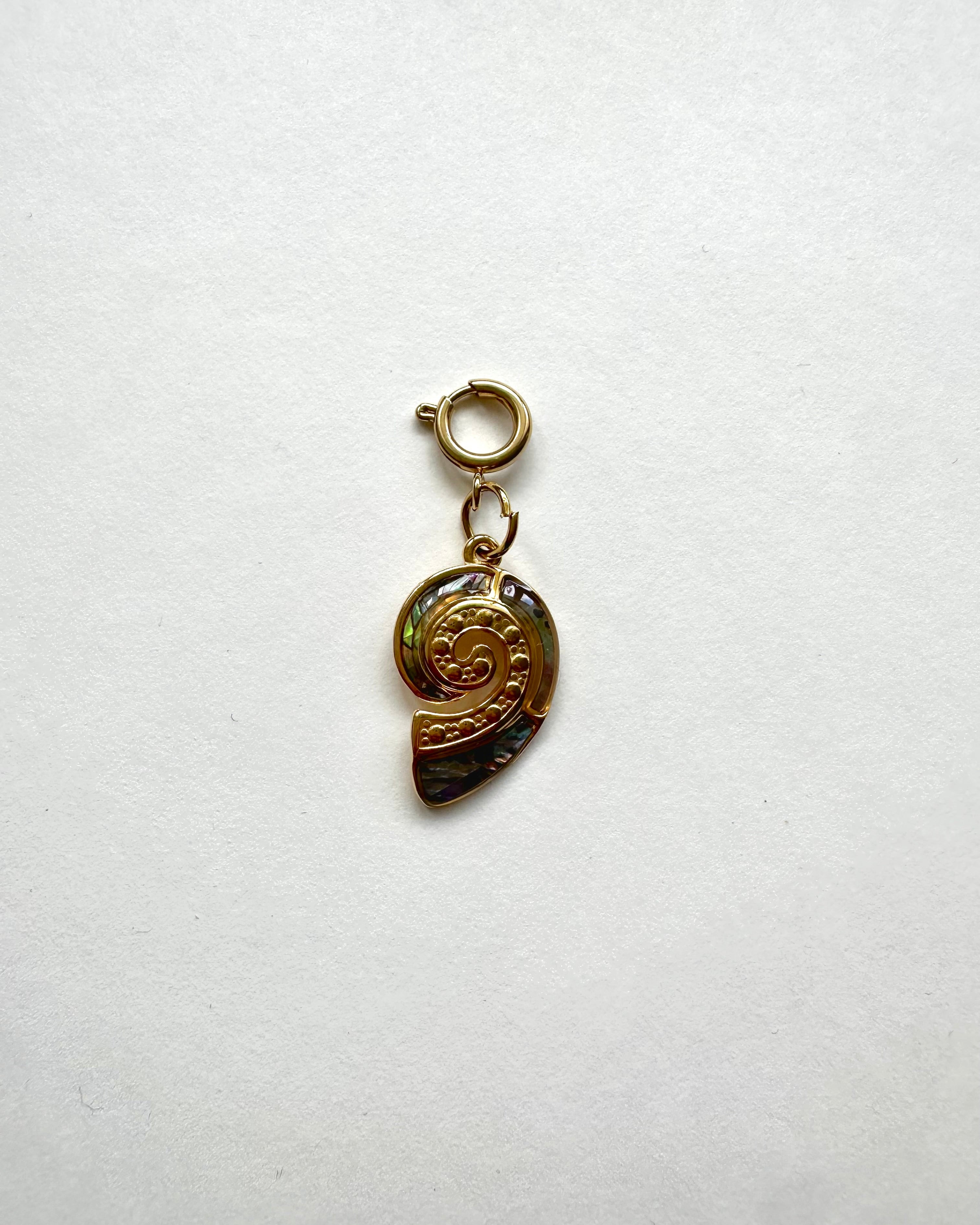 Pendentif Coquillage Azur